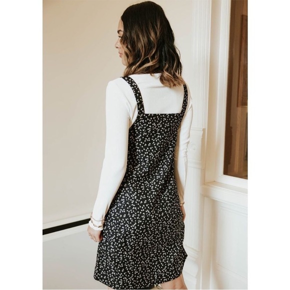 Love Olive Co black and white overall dress size xs - Picture 2 of 6